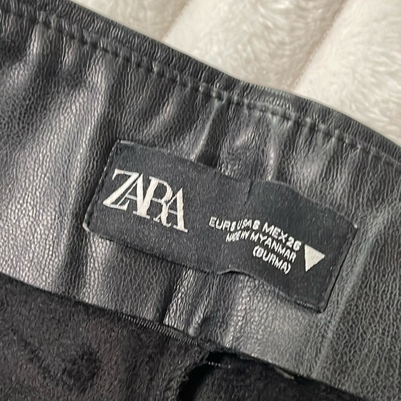 Zara Black High-Waisted Pants - Picture 4 of 9